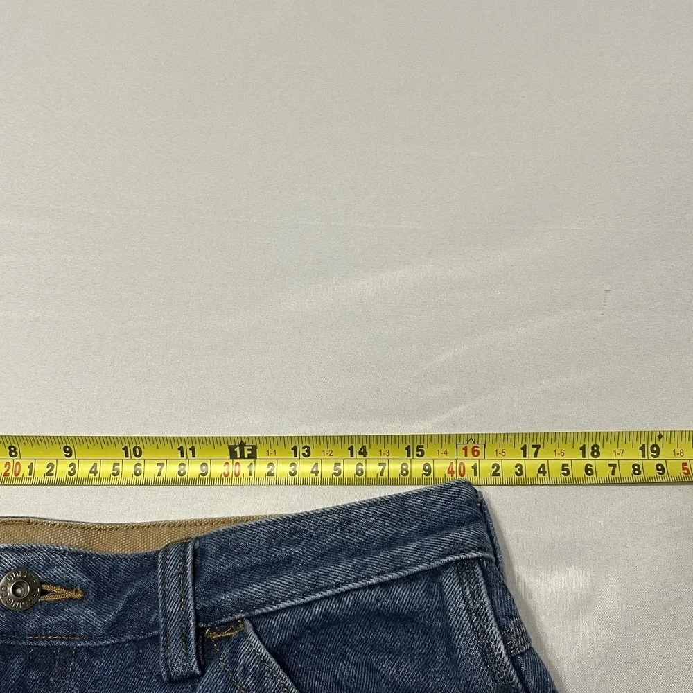 Duluth Trading Co Mens Flex Ballroom Carpenter Jeans Fits 32x33 Dark Wash Denim - Picture 4 of 8